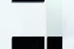 Christoph Dahlhausen, Drei Gläser für eine Weiße Wand, 2000-2001, 130x100cm