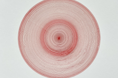 Lovers, 2022, Diptychon, Pigmenttinte auf Japanischem Gampi-Papier, kaschiert, jeweils 36 x 36 cm (rechts)