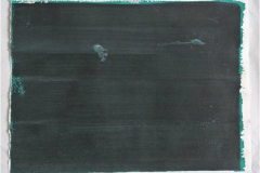 Rudolf de Crignis Painting #E90204 1990 Rückseite Öl auf Papier 28,6 x 38,1 cm