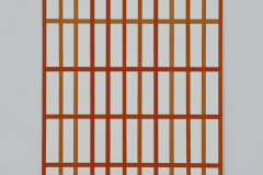Winston Roeth, Red / Gold Grid, 2009, pigments and Kremer: Polyurethan dispersion on BFK: Rives 300gm2, 47,2 x 35,8 cm, photo: Tom Moore